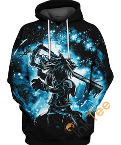 All Over Print Space Kingdom Hearts Hoodie 3D