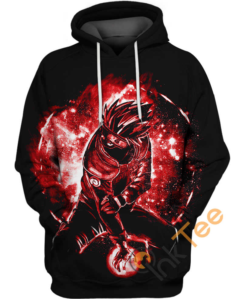 All Over Print Space Sharigan Hatake Kakashi Hoodie 3D