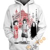 All Over Print Spirited Away Sumi-E Hoodie 3D