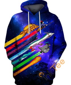 All Over Print Spirited Streaks Studio Ghibli Hoodie 3D