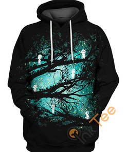 All Over Print Spirits Tree Princess Mononoke Hoodie 3D
