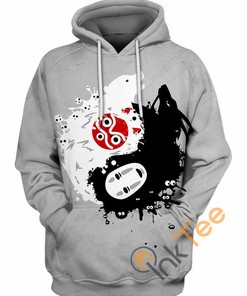 All Over Print Spirits Yin Yang Hoodie 3D