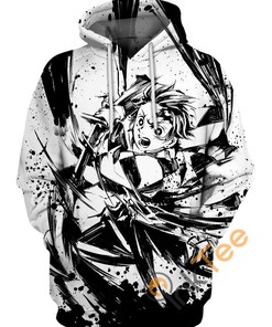 All Over Print Splashing Water Flow Turbulent Hoodie 3D