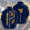 All Over Print West Virginia Mountaineers American Football 3D Printed Hoodie/Zipper Hoodie For Men And Women