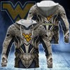 All Over Print West Virginia Mountaineers Knights Templar Armor 3D Hoodie, Its Our Army, Its Our Family
