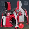 All Over Print Zip-Up Hoodie Men - Alabama Crimson Tide Fans Apparel