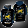 Always A Michigan Wolverines With This Unique 3D All Over Print Hoodie - Perfect Gift