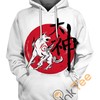 Amaterasu From Okami All-Over Print Hoodie With Custom Print, Custom All Over Print Hoodie
