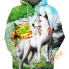 Amaterasu The Sun Goddess Custom All Over Print 3D Hoodie, Custom All Over Print Hoodie