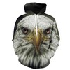 American Eagle Epic Animal All Over Print 3D Hoodie, 3D Hoodies With Zippers
