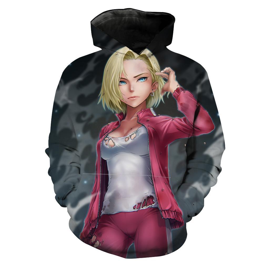 Android 3D All-Over Print Hoodie, 3D Hoodies For Men