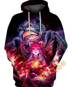 Annie From League Of Legends Custom All Over Print 3D Hoodie, Custom All Over Print Hoodie