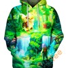 Arcanine Pokemon Custom All Over Print 3D Hoodie, Custom All Over Print Hoodie