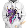 Army Green Evangelion Unit-01 Hoodie 3D - Perfect For Casual Wear
