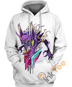 Army Green Evangelion Unit-01 Hoodie 3D - Perfect For Casual Wear