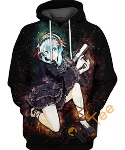 Asada Shino Cosplay Hoodie 3D All Over Print