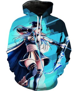 Ashe From League Of Legends All Over Print 3D Hoodie For Men