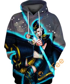 Ashe League Of Legends All Over Print 3D Hoodie