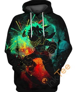 Astonishing Deku Transformation All Over Print 3D Hoodie