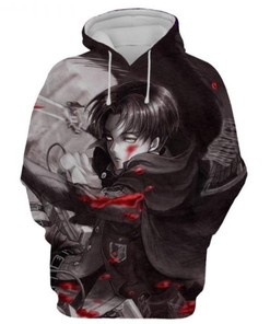 Attack On Titan Blood Splatter All Over Print 3D Hoodie