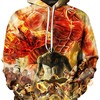 Attack On Titan Sport Style All Over Print 3D Hoodie With Front Pocket And Levi'S Squad Logo