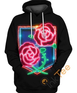 Attack On Titan Stationary Guard Custom All Over Print 3D Hoodie, Custom All Over Print Hoodie
