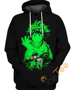 Attractive Deku Mha Custom All Over Print 3D Hoodie