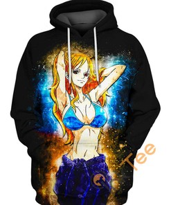 Attractive Nami One Piece Anime All Over Print 3D Hoodie