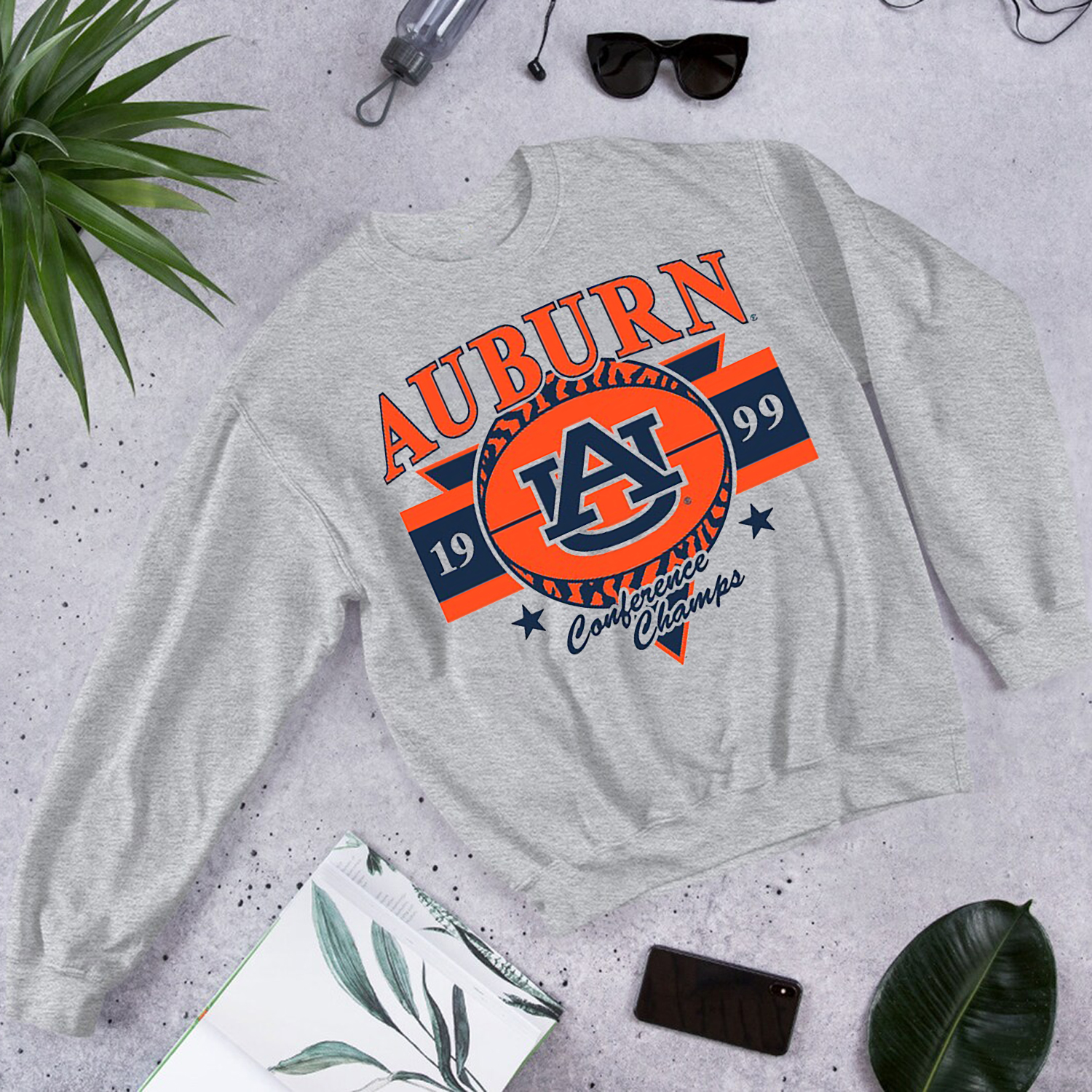 Auburn Basketball Conference Champs Tee - Tigers NCAA Sweatshirt Fan Gift