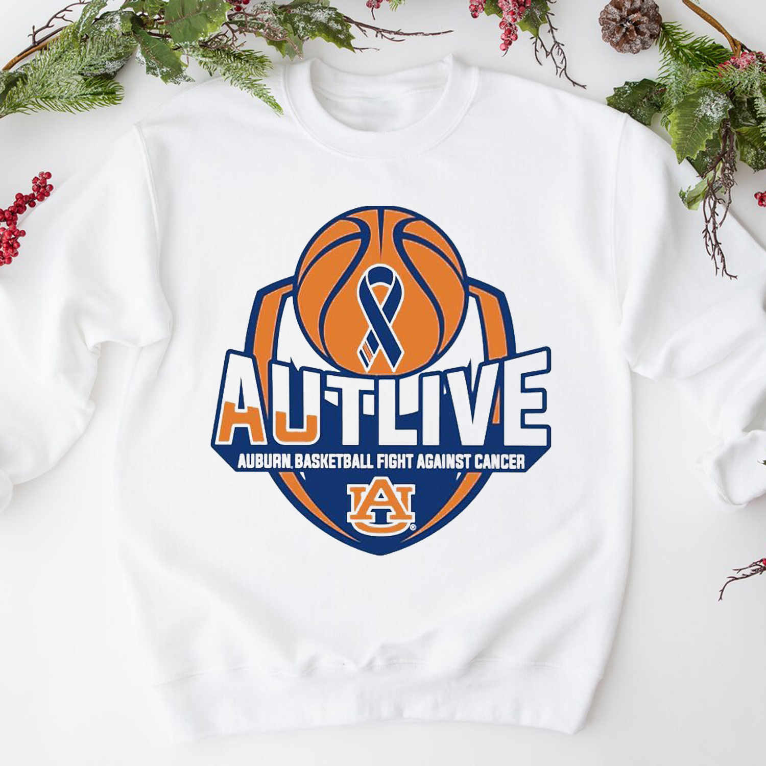 Auburn Basketball Shirt - Fight against cancer Autlive Tee Fan Gift