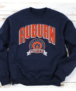 Auburn Crest Classic Crewneck - Football Sweatshirt Hoodie Fan Gift