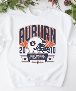 Auburn Football Champs Tee 2010 - Tigers NCAA T-Shirt Hoodie Fan Gift