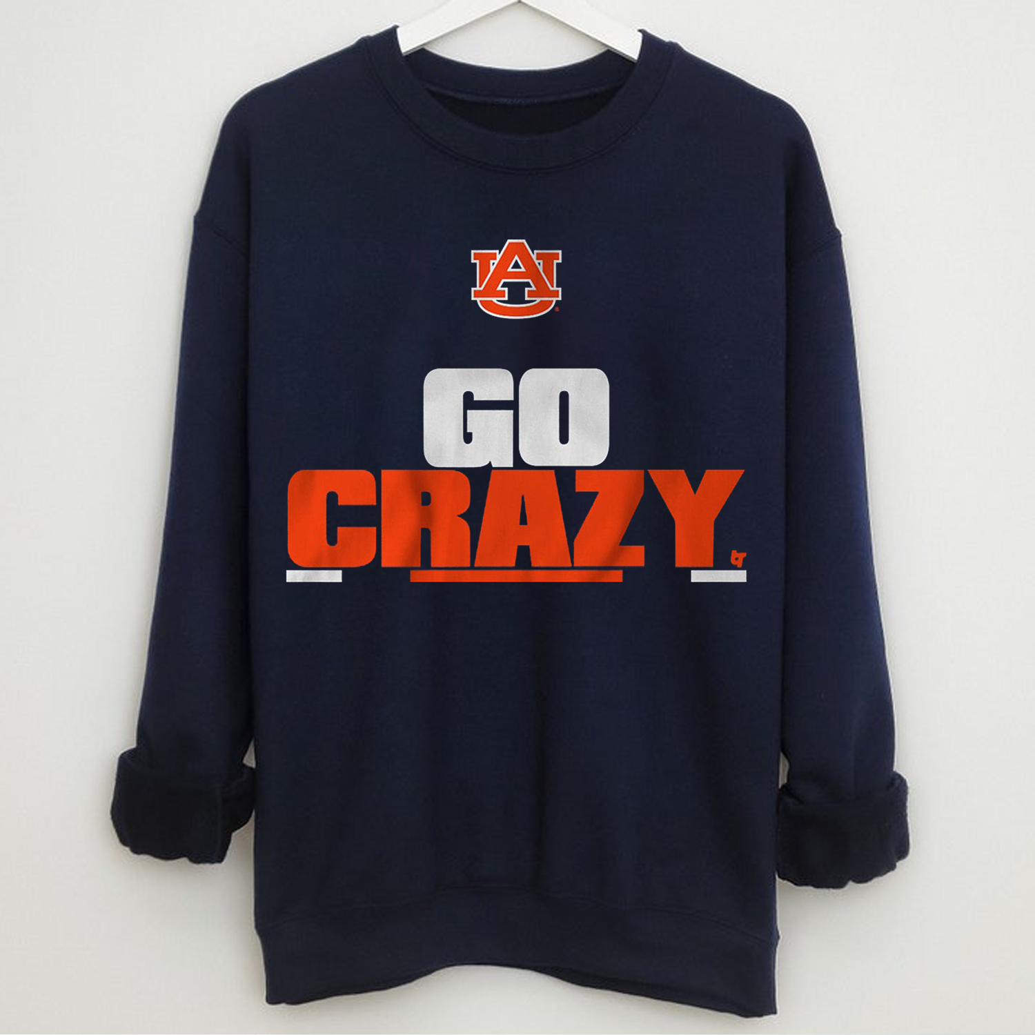 Auburn GO CRAZY Football Shirt - Tigers NCAA T-Shirt Fan Gift