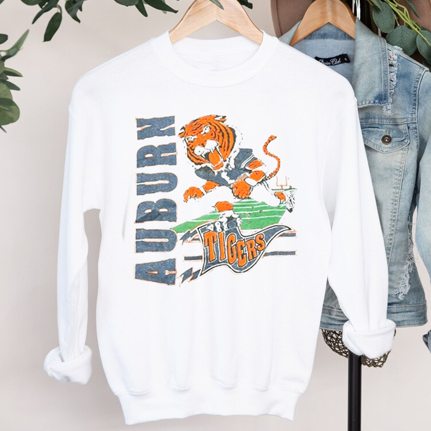 Auburn Tigers Love Sweatshirt - Football Hoodie T Shirt Fan Gift