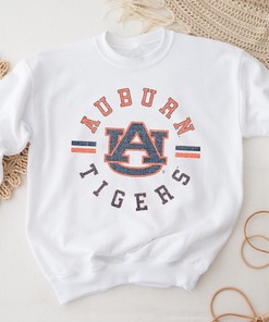 Auburn Tigers Medallion T-Shirt - Tigers Sweatshirt Hoodie Fan Gift