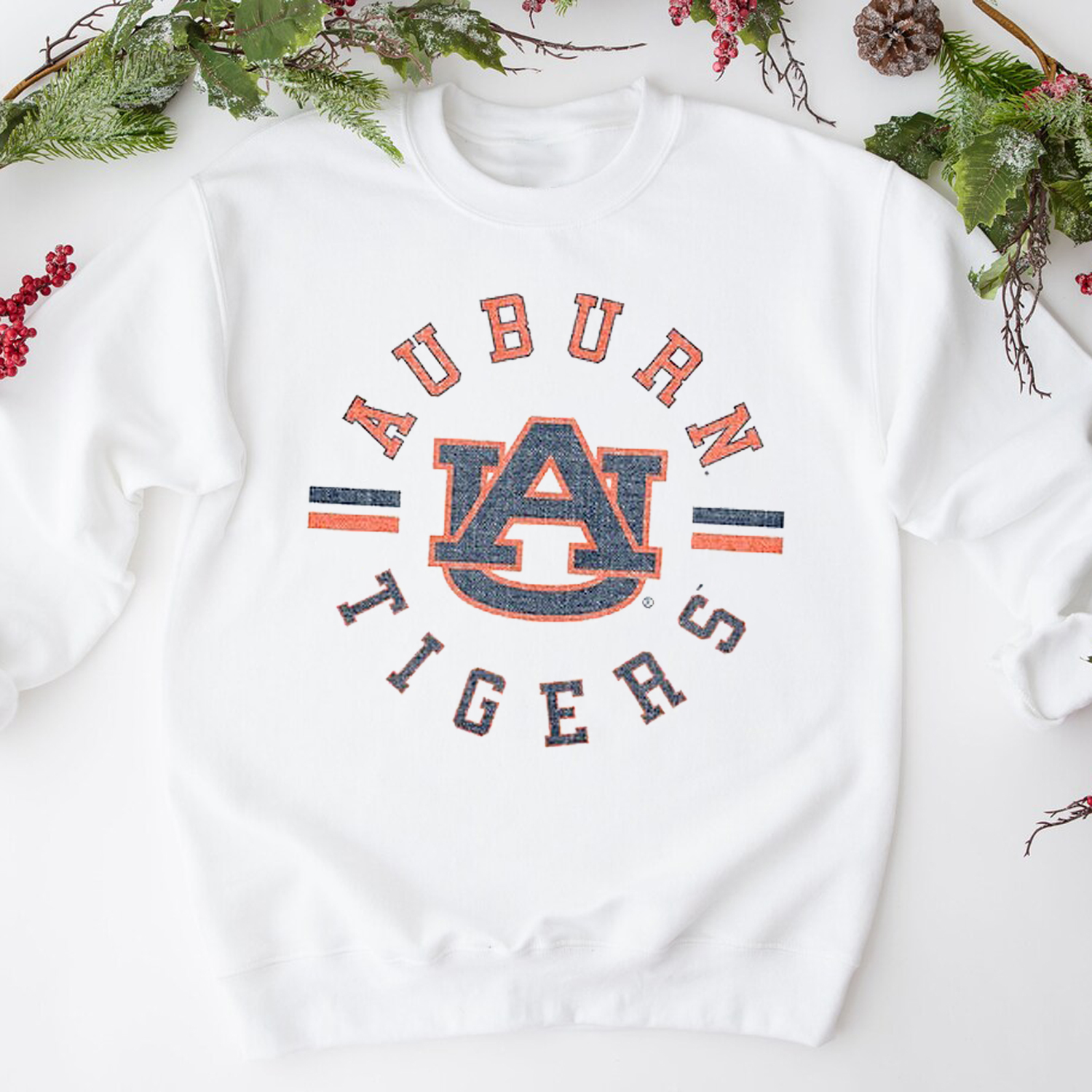 Auburn Tigers Medallion T-Shirt - Tigers Sweatshirt Hoodie Fan Gift