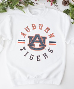 Auburn Tigers Medallion T-Shirt - Tigers Sweatshirt Hoodie Fan Gift