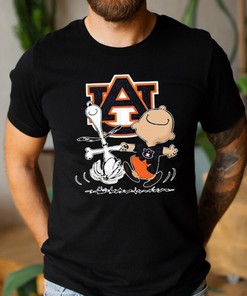 Auburn Tigers Pom Pom Cheer II Short Sleeve T-Shirt - Tigers Football Sweatshirt Hoodie Fan Gift