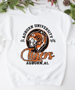Auburn Tigers Vintage Days Easy T-Shirt - Tigers Football T-Shirt Hoodie Fan Gift