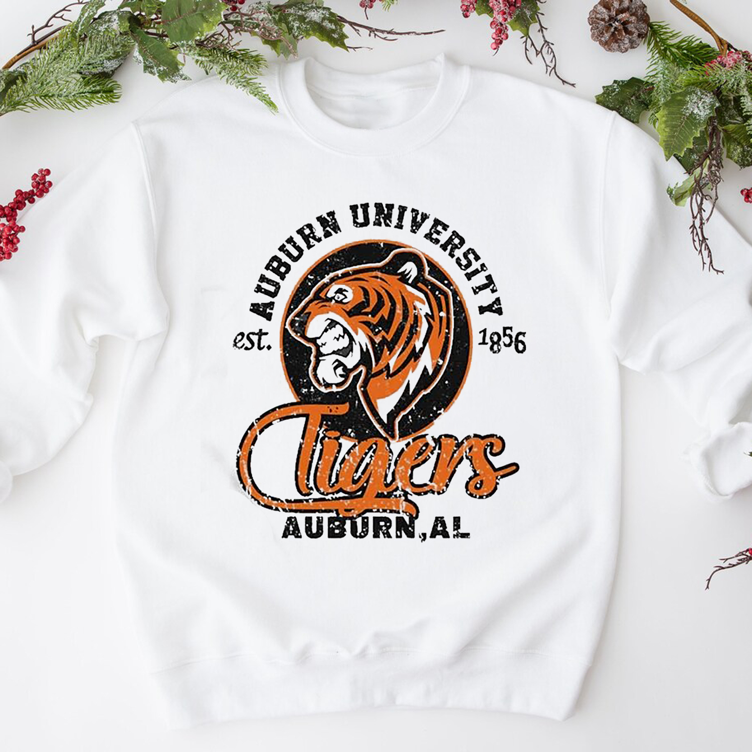 Auburn Tigers Vintage Days Easy T-Shirt - Tigers Football T-Shirt Hoodie Fan Gift