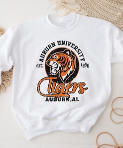 Auburn Tigers Vintage Days Easy T-Shirt - Tigers Football T-Shirt Hoodie Fan Gift
