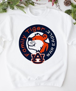 Auburn Tigers Youth 'Family Tiger' T-Shirt - Auburn Football Sweatshirt Hoodie Fan Gift