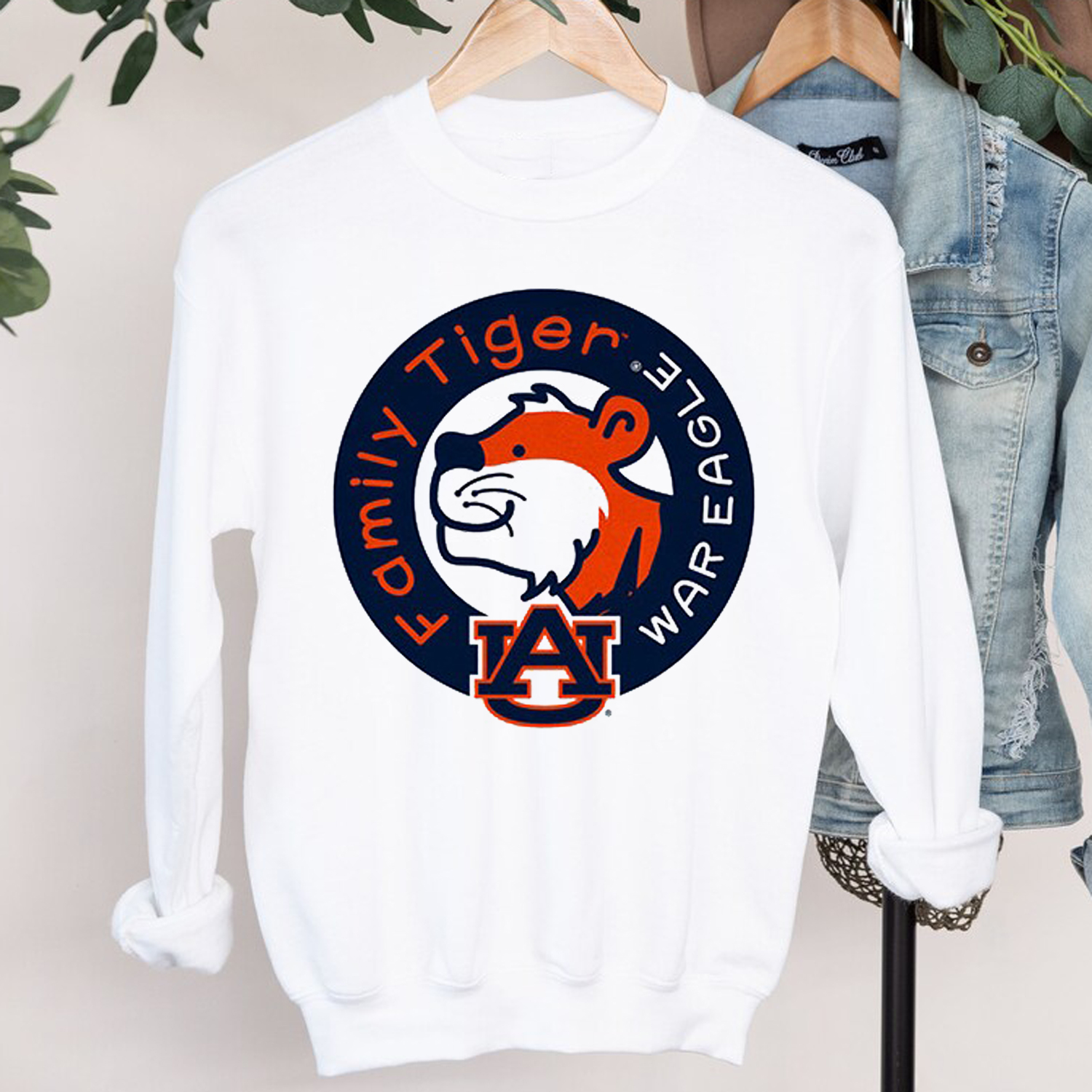 Auburn Tigers Youth 'Family Tiger' T-Shirt - Auburn Football Sweatshirt Hoodie Fan Gift