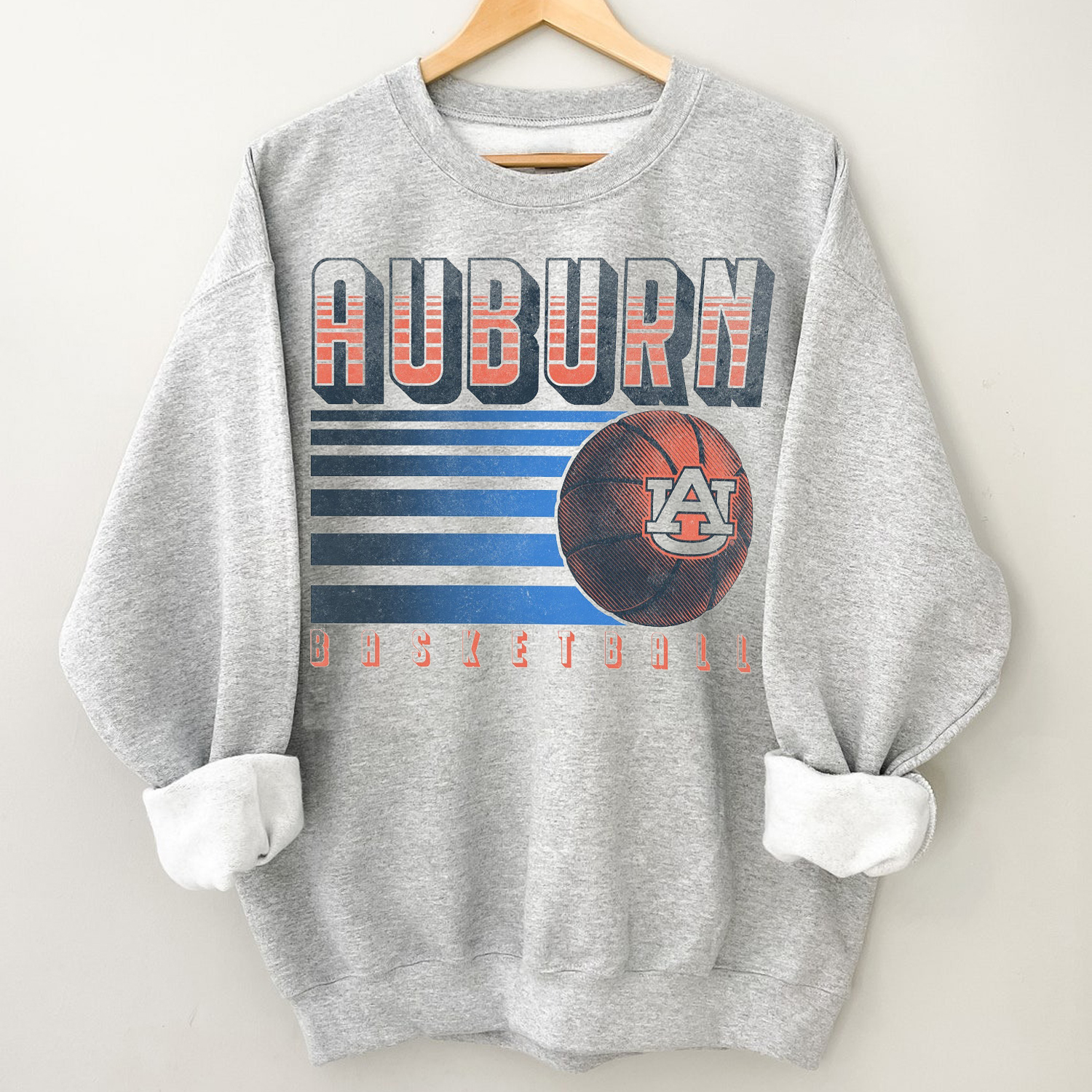 Auburn Vintage Basketball T-Shirt - Sweatshirt Hoodie Fan Gift