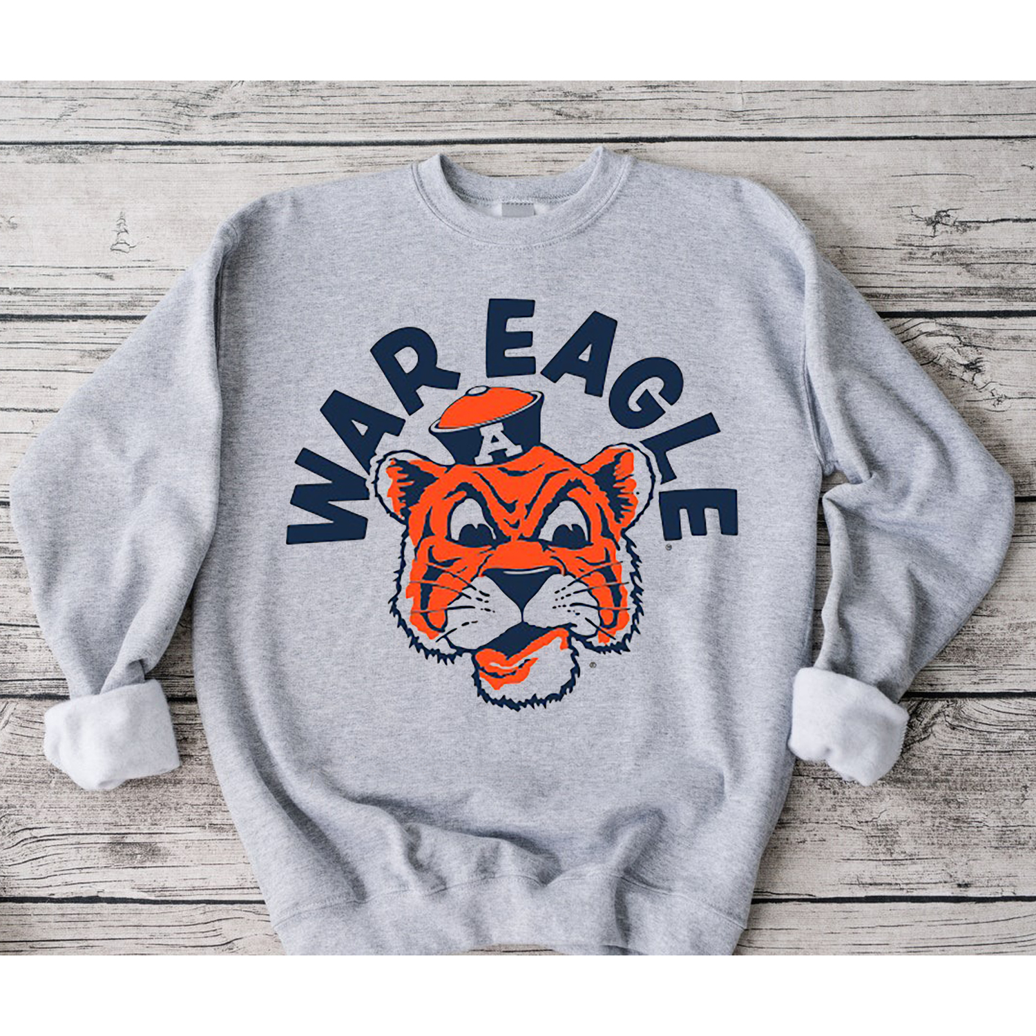 Auburn Vintage War Eagle Hoodie - Tigers Football Sweatshirt Fan Gift