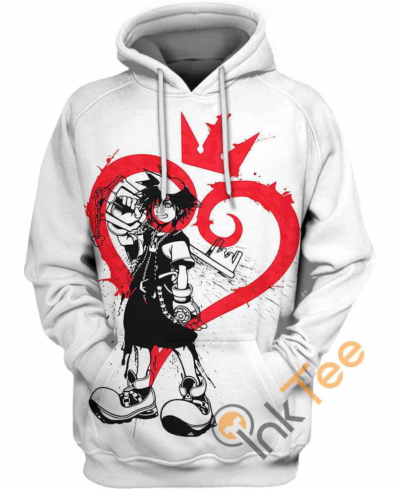 Awaken Your Heart With Sora Kingdom Hearts 3D Hoodie For Gamers