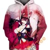 Azur Lane Akagi Custom All Over Print 3D Hoodie, Custom All Over Print Hoodie