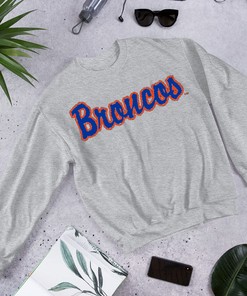 BSU Broncos Vintage Script Crewneck
