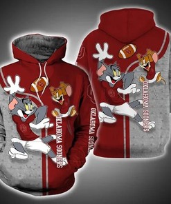 Baby Yoda Hug Ball Oklahoma Sooners 3D Hoodie, Unique College Gift