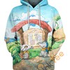 Back To The Start Graphic All Over Print 3D Hoodie